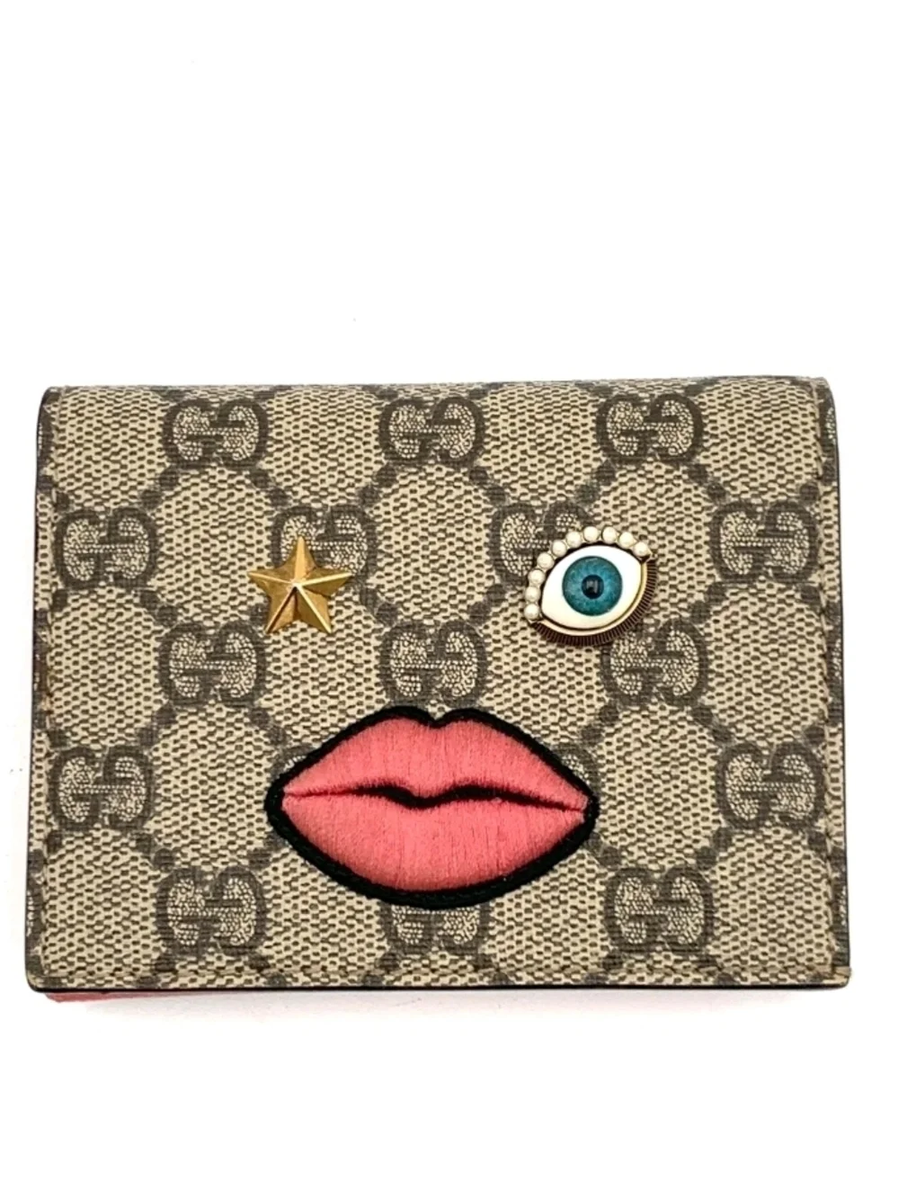 Compact Coral Pink Trifold Wallet - Women's Accessory